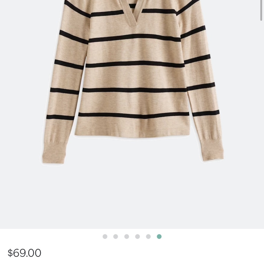 Bobeau Alias Lightweight Collared Sweater - image 4